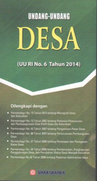 Image of UNDANG-UNDANG DESA